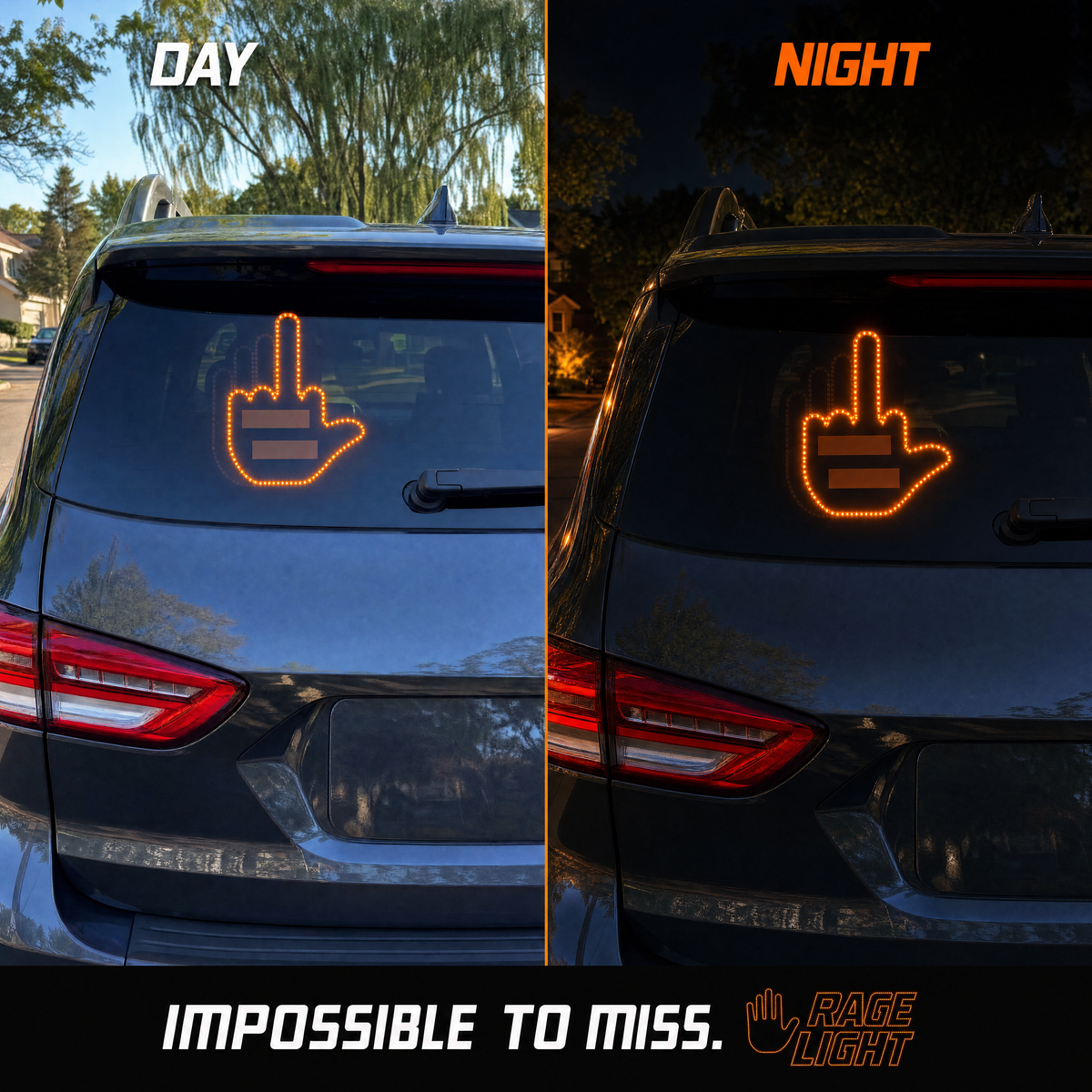 RageLight - Led Car Sign