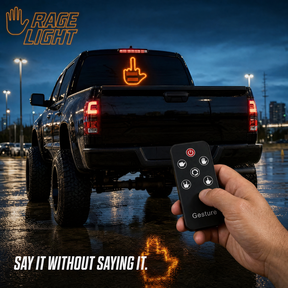RageLight - Led Car Sign