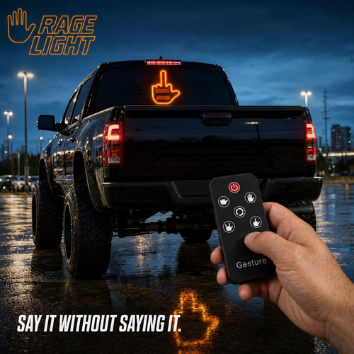RageLight - Led Car Sign